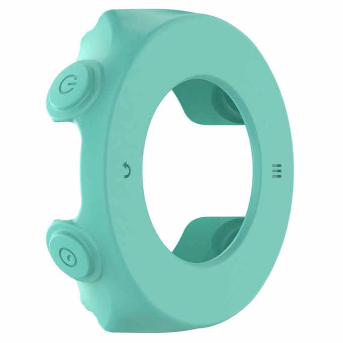 G.pc2.11a Front Shockproof Silicone Case Fits Garmin Forerunner 620 In Turquoise