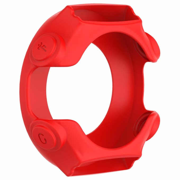 G.pc2.6 Back Shockproof Silicone Case Fits Garmin Forerunner 620 In Red