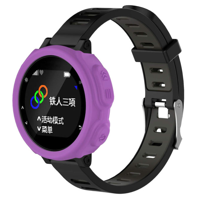 G.pc8.18 Silicone Rubber Case Fits Forerunner 235 735xt In Purple