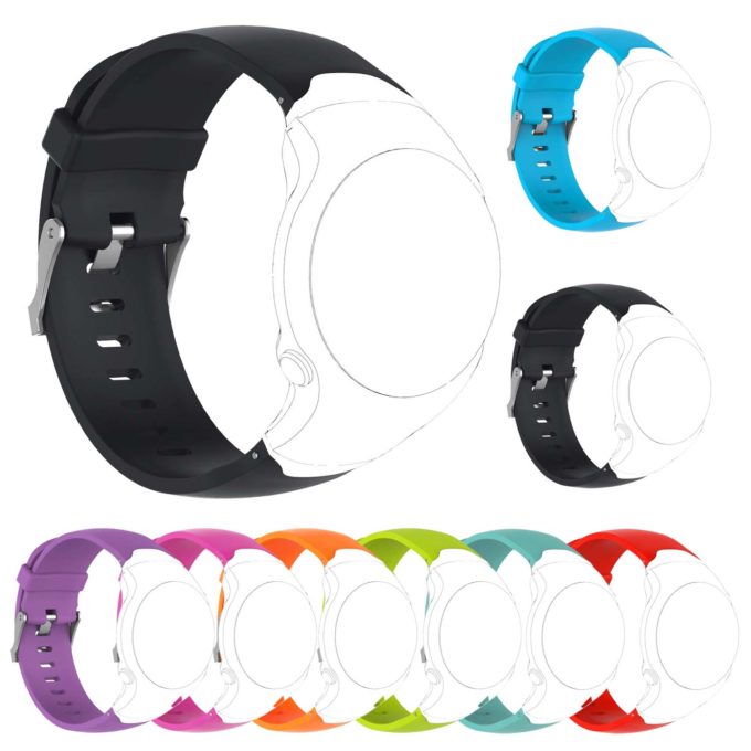 G.r24.1 Gallery Garmin Rubber Strap Fits Approach S3 In Black