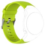 G.r24.11a Front Garmin Rubber Strap Fits Approach S3 In Neon Green
