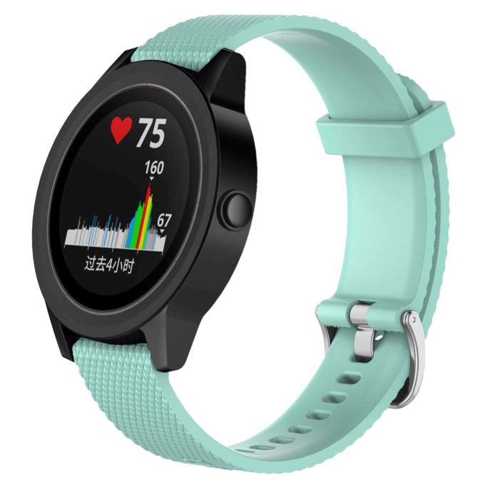 G.r25.11 Front Silicone Rubber Fits VivoActive 3 In Mint Green