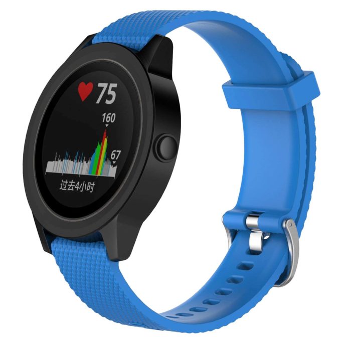 G.r25.5 Front Silicone Rubber Fits VivoActive 3 In Blue