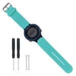 G.r26.11a Silicone Strap Fits Garmin Forerunner 220 230 235 630 620 735 In Turquoise