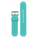 G.r26.11a Top Silicone Strap Fits Garmin Forerunner 220 230 235 630 620 735 In Turquoise
