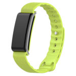 H.r3.11 Front Silicone Strap Fits Huawei Honor A2 In Green