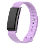 H.r3.18 Front Silicone Strap Fits Huawei Honor A2 In Purple