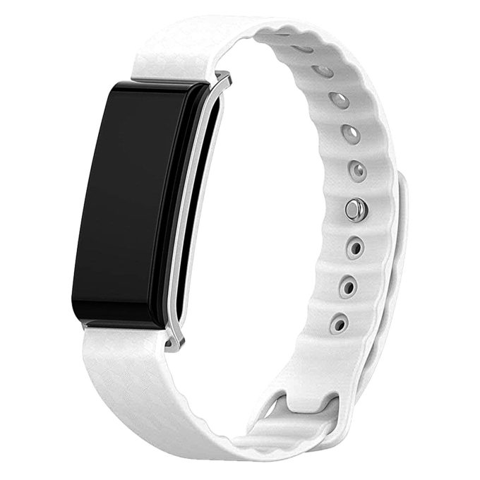 H.r3.22 Front Silicone Strap Fits Huawei Honor A2 In White