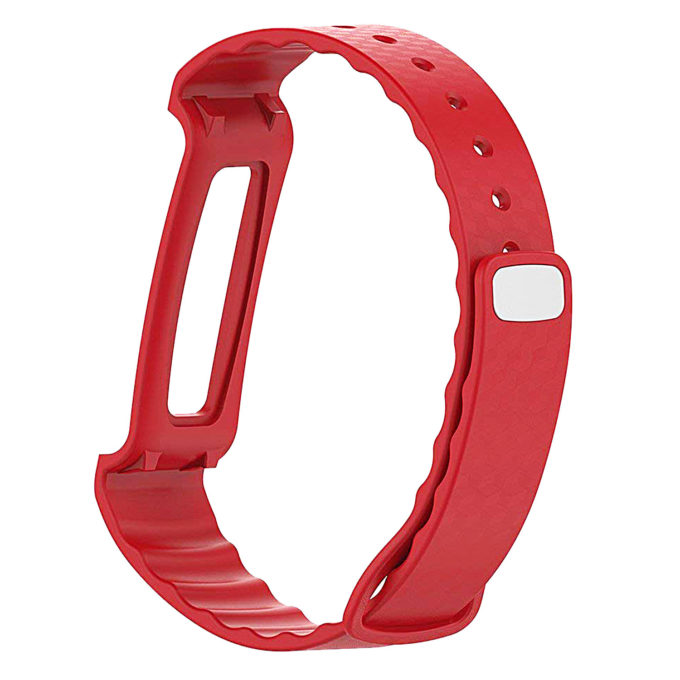 H.r3.6 Back Silicone Strap Fits Huawei Honor A2 In Red