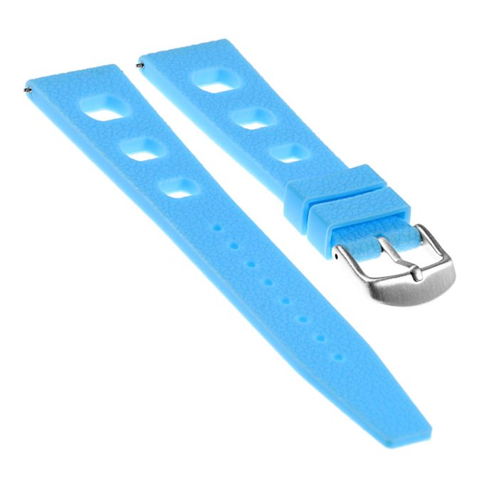Pu13.5a Angled Silicone Rubber Rally Strap In Blue