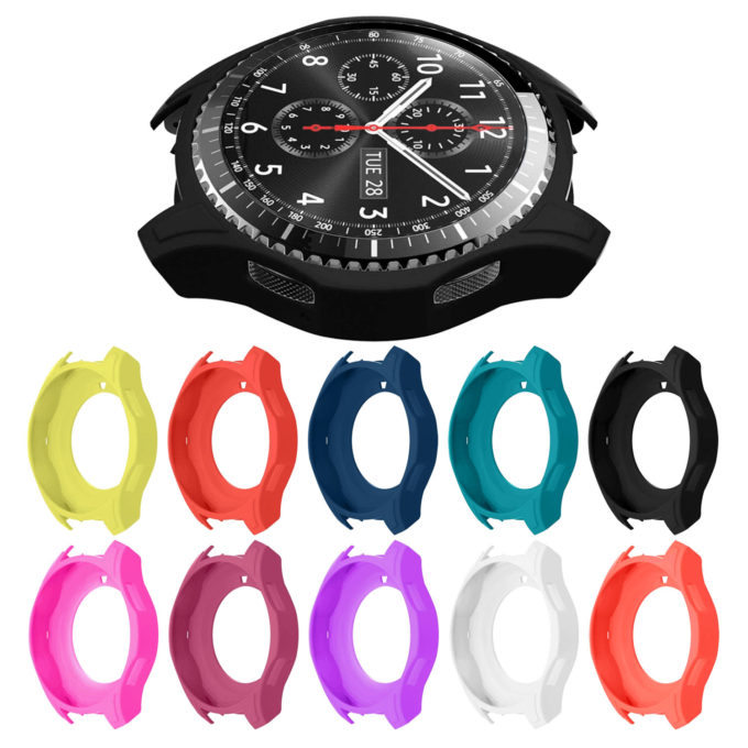 S.pc1.1 Gallery Silicone Case Fits Samsung Gear S3 Classic In Black