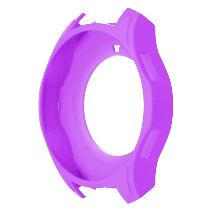 S.pc1.18 Front 2 Silicone Case Fits Samsung Gear S3 Classic In Purple