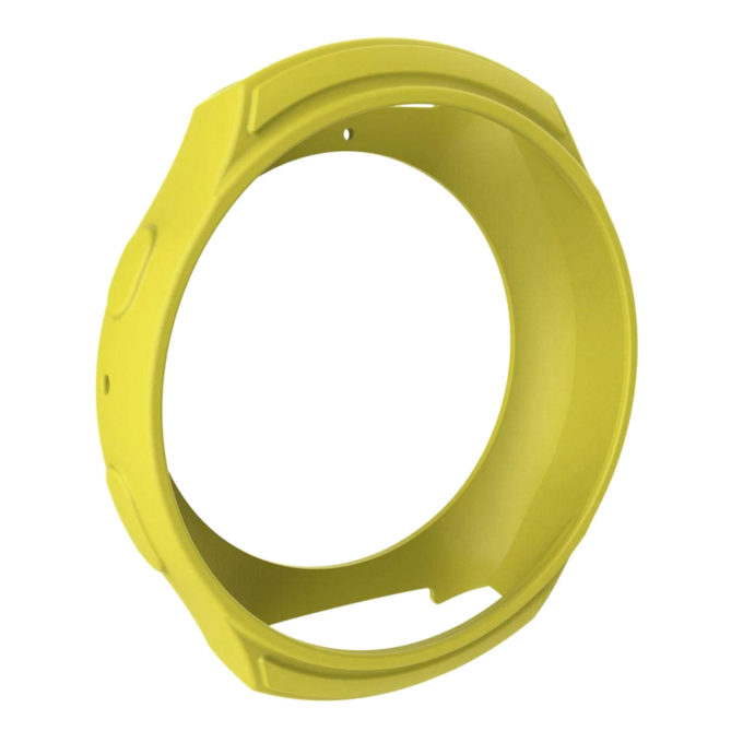 S.pc2.10 Front Silicone Case Fits Gear S2 R270 R730 In Yellow