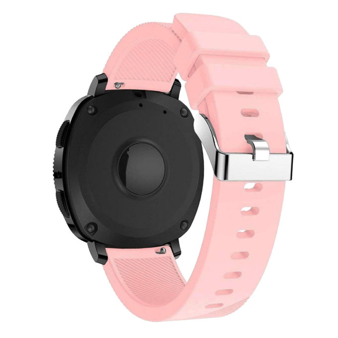S.r7.13 Back Sports Silicone Strap Fits Samsung Gear Sport In Pink