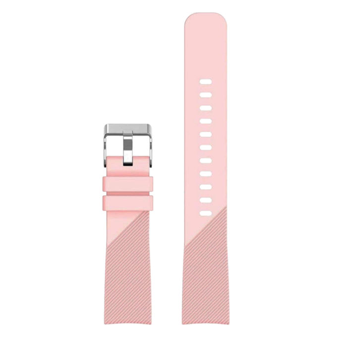 S.r7.13 Upright Sports Silicone Strap Fits Samsung Gear Sport In Pink