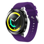 S.r7.18 Front Sports Silicone Strap Fits Samsung Gear Sport In Purple