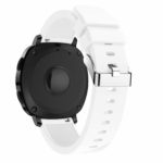 S.r7.22 Back Sports Silicone Strap Fits Samsung Gear Sport In White