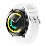 S.r7.22 Front Sports Silicone Strap Fits Samsung Gear Sport In White