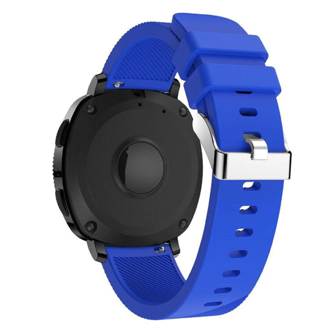 S.r7.5 Back Sports Silicone Strap Fits Samsung Gear Sport In Blue