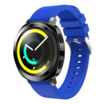 S.r7.5 Front Sports Silicone Strap Fits Samsung Gear Sport In Blue