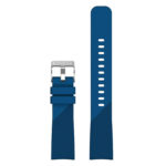 S.r7.5a Upright Sports Silicone Strap Fits Samsung Gear Sport In Dark Blue