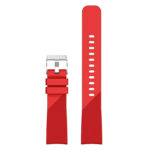 S.r7.6 Upright Sports Silicone Strap Fits Samsung Gear Sport In Red