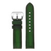 Ks1.11 Upright Vintage Leather Distressed Strap In Green