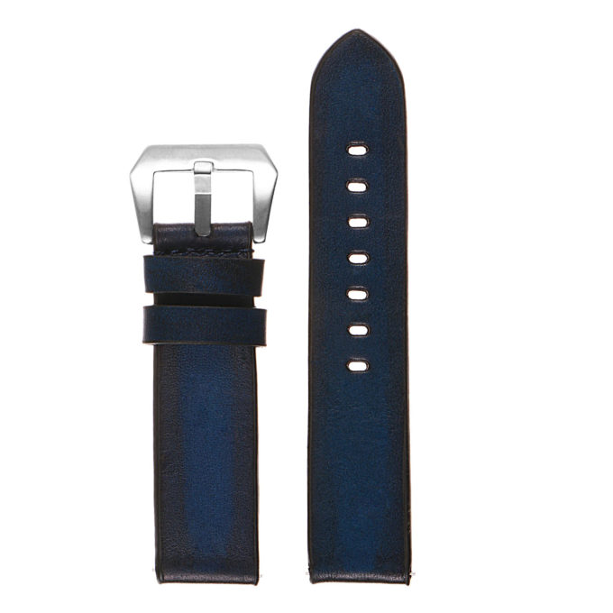 Ks1.5 Upright Vintage Leather Distressed Strap In Blue