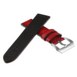 Ks1.6 Back Vintage Leather Distressed Strap In Red