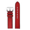 Ks1.6 Upright Vintage Leather Distressed Strap In Red