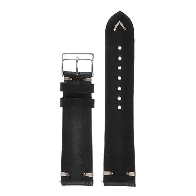 Ks2.1 Top Vintage Leather Strap In Black