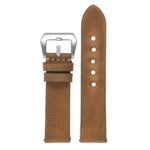 Ks3.11 Upright Distressed Leather Strap In Green