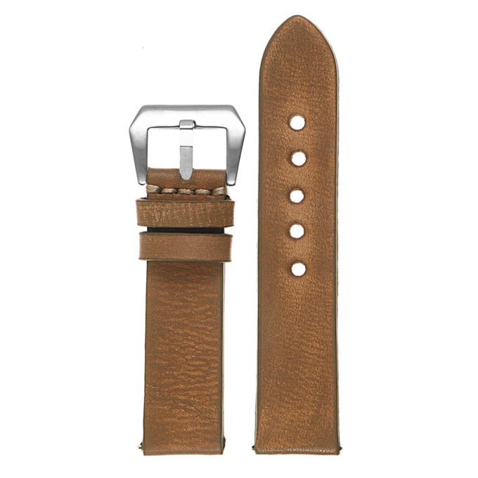 Ks3.11 Upright Distressed Leather Strap In Green