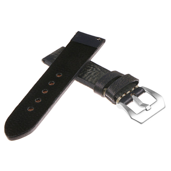 Ks3.5 Back Distressed Leather Strap In Blue