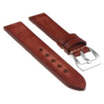 Ks3.6 Angled Distressed Leather Strap In Red