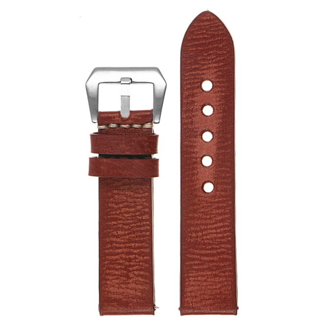 Ks3.6 Upright Distressed Leather Strap In Red