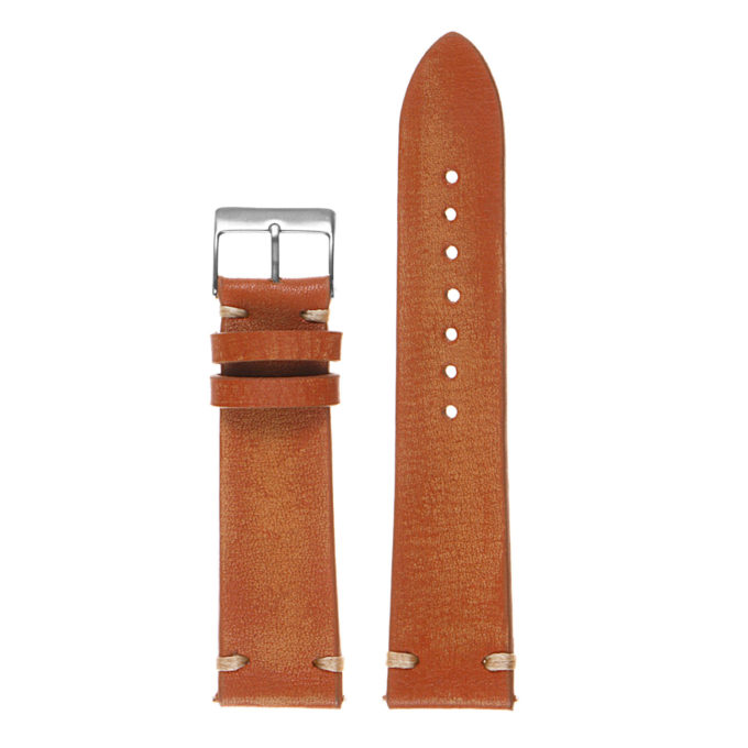 Ks4.3 Top Distressed Leather Strap In Tan