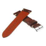 Ks4.9 Back Distressed Leather Strap In Rust