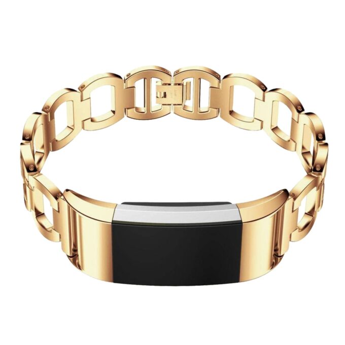 Fb.m50.yg Solo Stainless Steel Bangle Bracelet In Yellow Gold Charge 2