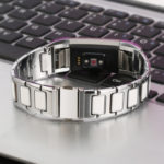Fb.m52.ss.22 Creative Stainless Steel Bangle W Ceramic Bracelet In Silver And White