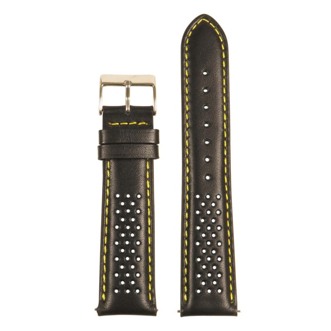 St22.1.10 Up Black & Red Perforated Rally Strap