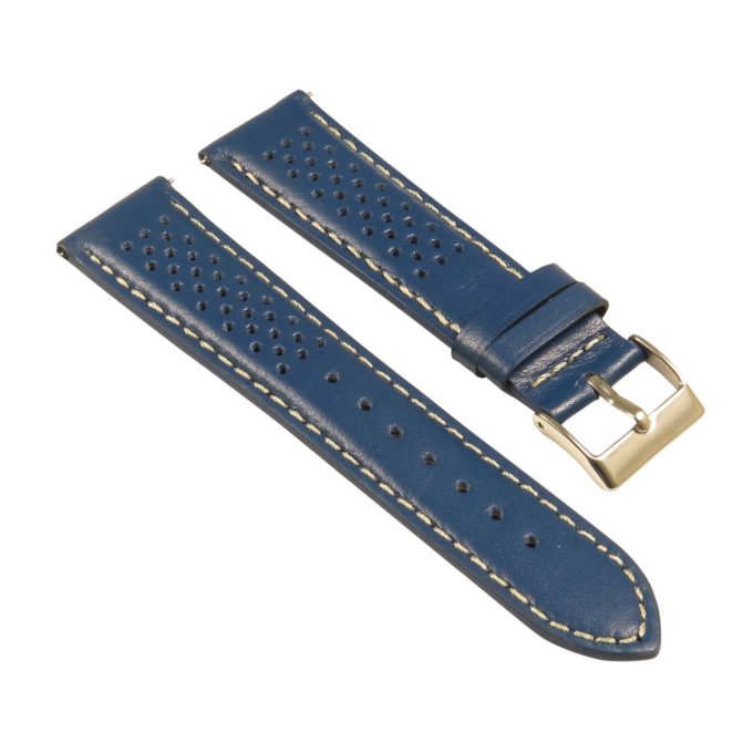 St22.5.22 Angle Blue Perforated Rally Strap