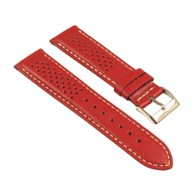 St22.6.22 Angle Red Perforated Rally Strap