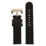 St29.1.1 Up Black Heavy Duty Suede Watch Strap