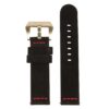 St29.1.6 Up Black & Red Heavy Duty Suede Watch Strap