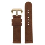 St29.2 Up Brown Heavy Duty Suede Watch Strap