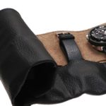 Wr4.1 Leather Watch Roll In Black Detail