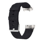 Fb.c2.1 Alt Black Canvas Replacement Watch Band Strap Fitbit Charge 3
