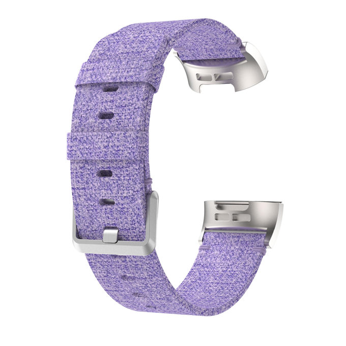 Fb.c2.18 Alt Purple Canvas Replacement Watch Band Strap Fitbit Charge 3