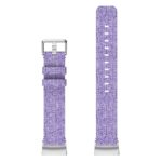 Fb.c2.18 Up Purple Canvas Replacement Watch Band Strap Fitbit Charge 3